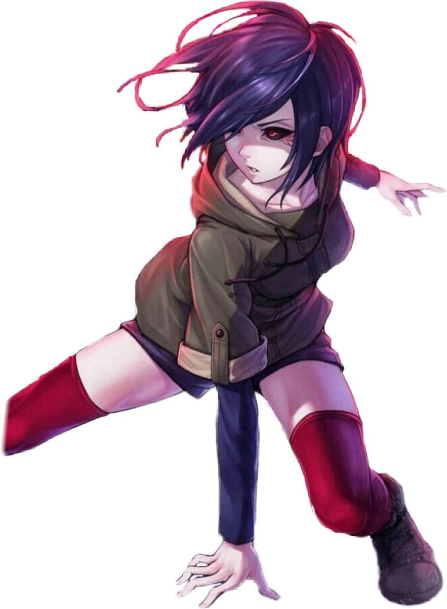 Freetoedit Tokyoghoul Tokyo Touka Toukakirishima Toukax - Electronica Anime Clipart (905x1232), Png Download