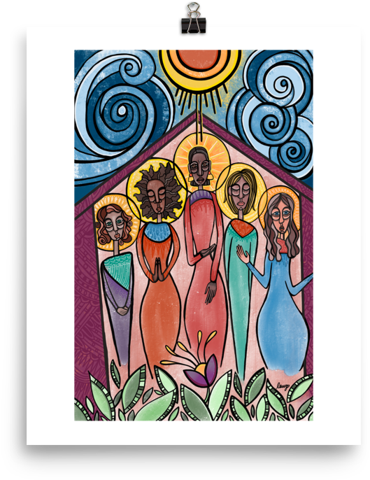 They Stood Print - Religion Clipart (1000x1000), Png Download