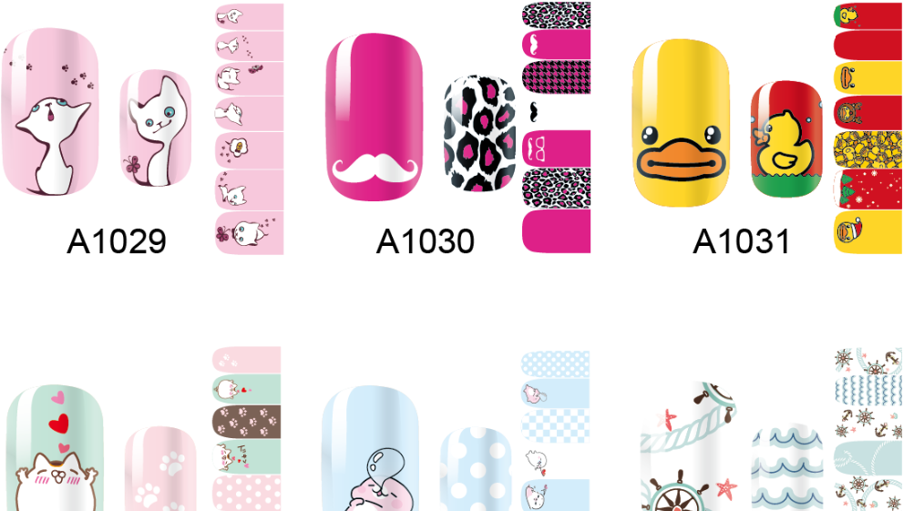 Diy Jamberry Quality New Nail Wraps, Nail Art Stencil Clipart (1000x886), Png Download