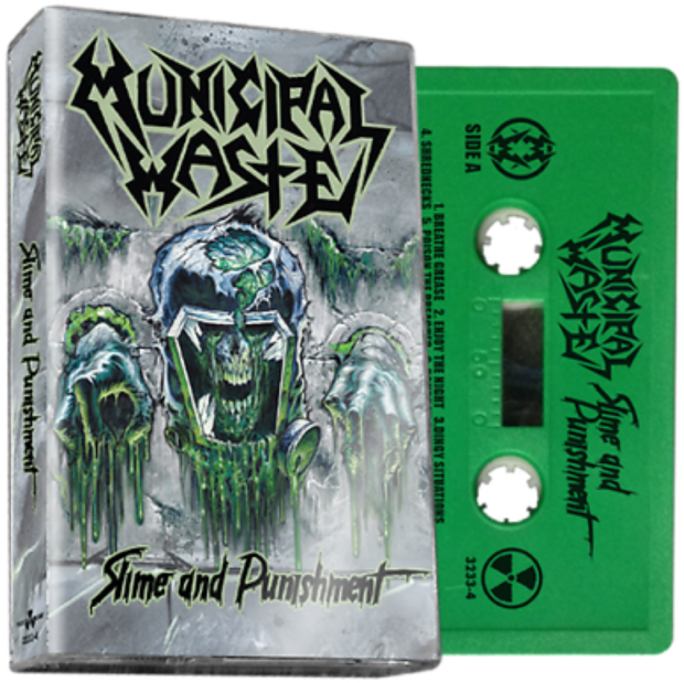 Municipal Waste Slime And Punishment Green Cassette - Municipal Waste Slime And Punishment Vinyl Clipart (640x640), Png Download