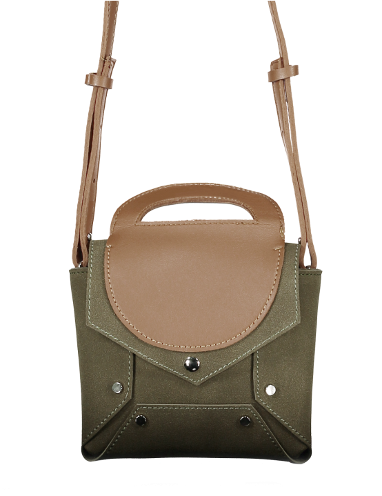 Color Block Mini Cross Body Bag - Shoulder Bag Clipart (558x744), Png Download