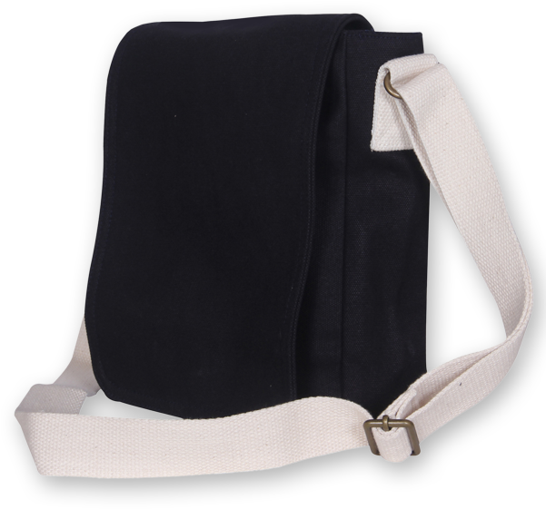 Canvas Cross Body Bag - Messenger Bag Clipart (600x600), Png Download