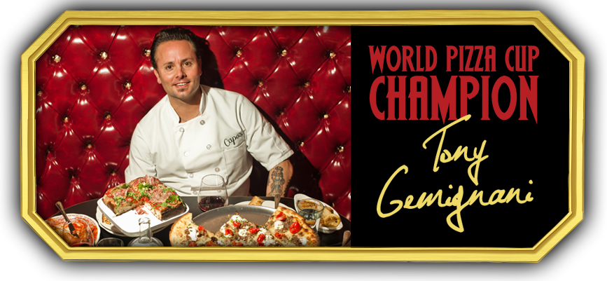 12 Time World Pizza Champion, Chef Tony Gemignani Is - 2017 Pizza World Championship Clipart (867x401), Png Download