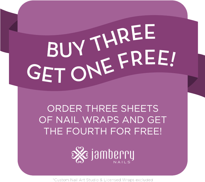 Http - //christi - Jamberrynails - Net/ - Buy 3 Get1 Free Clipart (800x800), Png Download