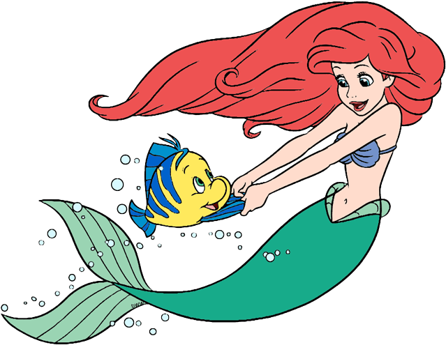 Little Mermaid And Friends Clipart - Png Download (647x501), Png Download