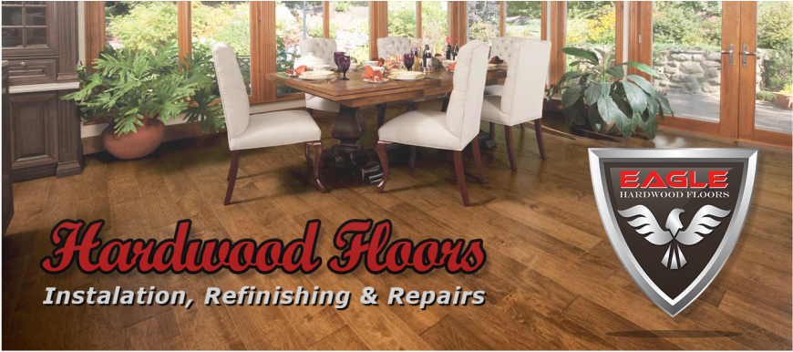 Welcome To Eagle Hardwood Floors - Wood Floors Room Clipart (870x386), Png Download