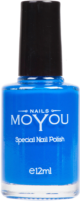 Nail Polish Png - Blue Nail Polish Png Clipart (1000x1000), Png Download