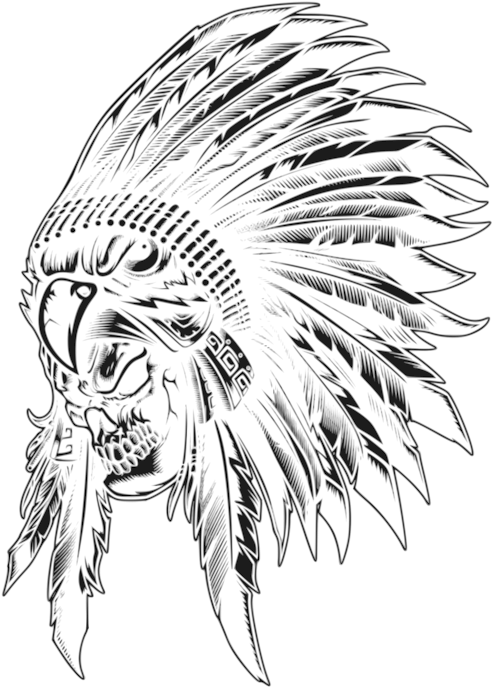 War Bonnet Indigenous Peoples Of The Americas Headgear - Cherokee Head Png Clipart (530x750), Png Download