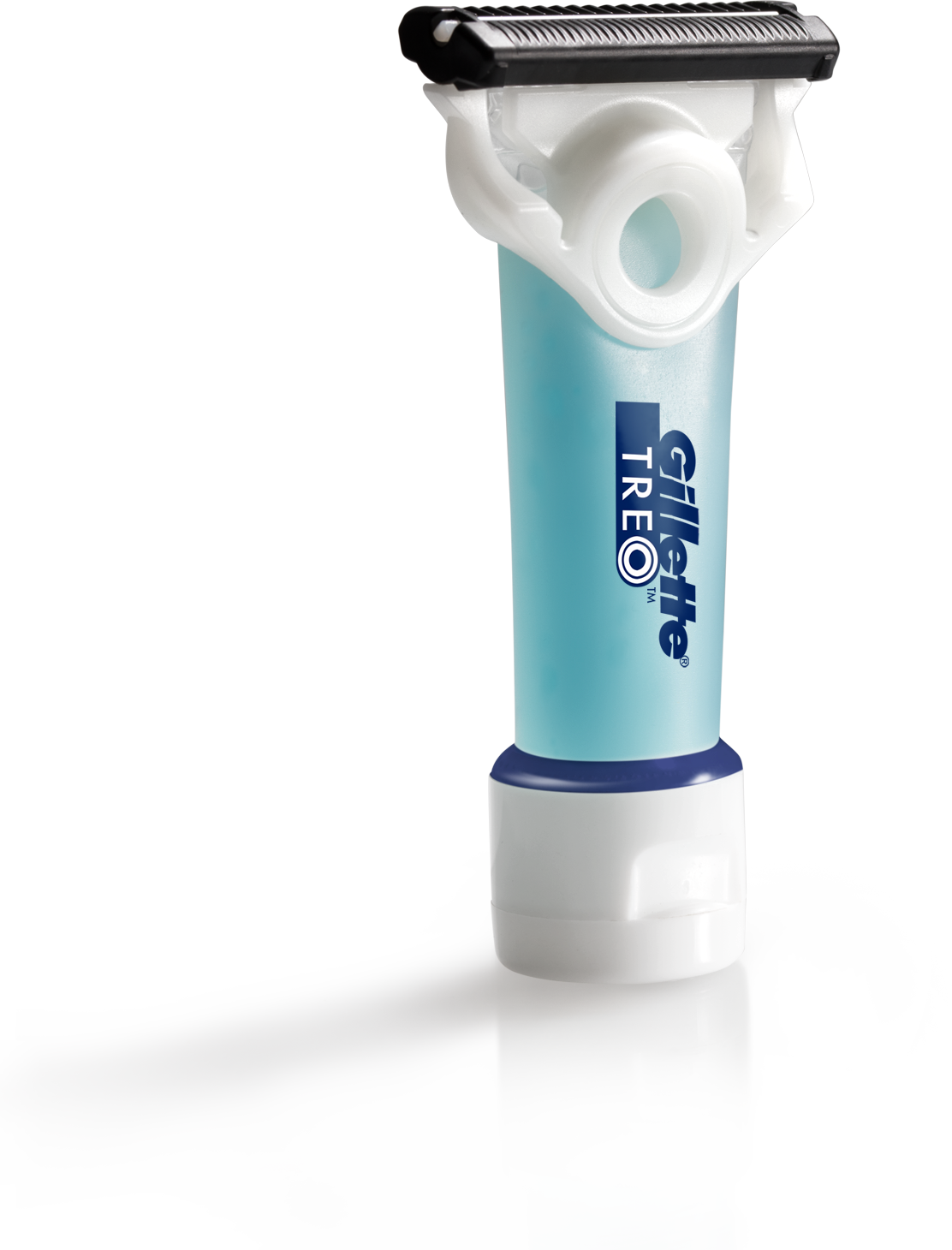 The First-ever Razor Designed For Assisted Shaving - Gillette Treo Clipart (1112x1460), Png Download
