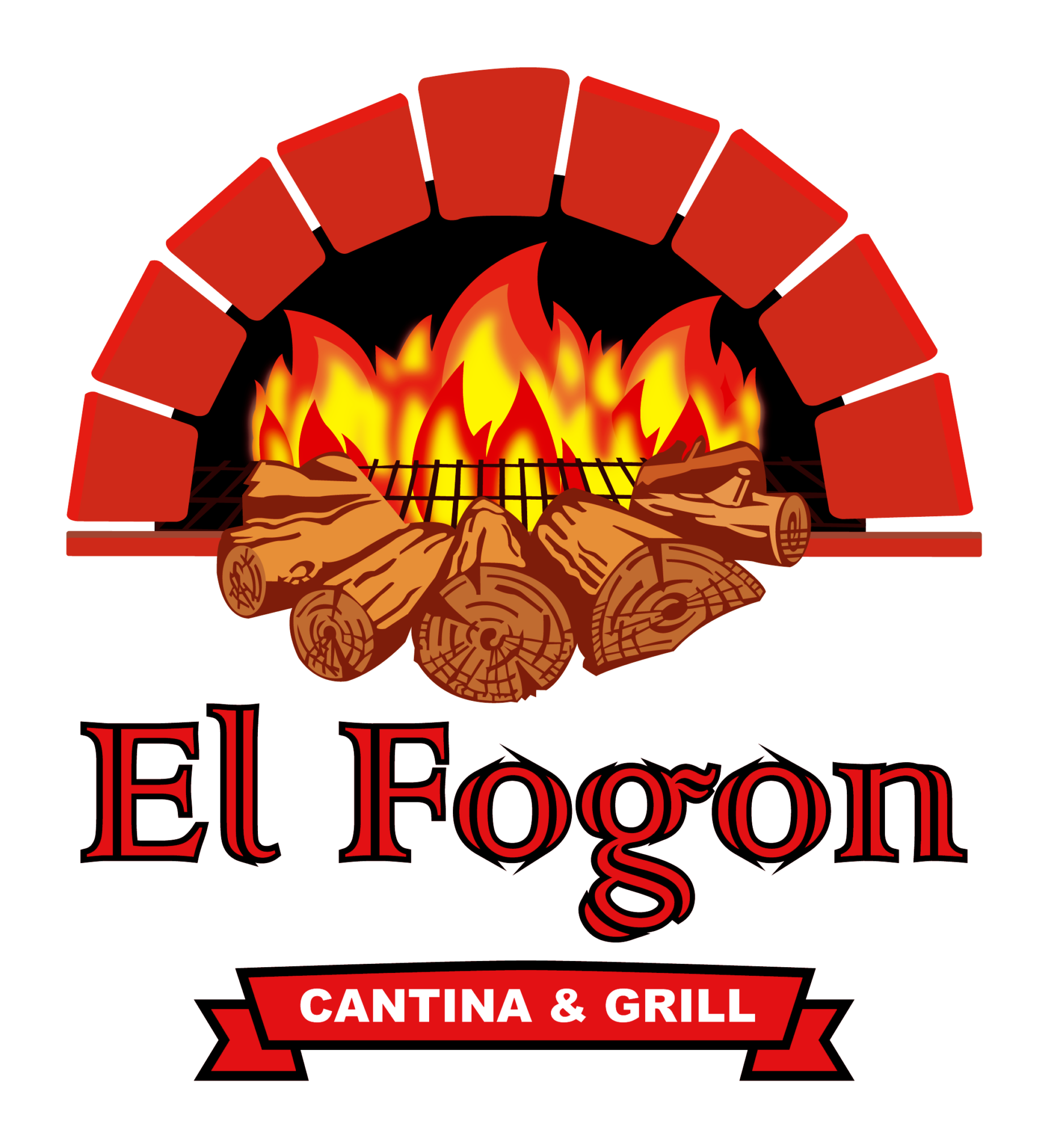 Where You'll Taste The Mexican Flavor - El Fogon Logo Clipart (1959x2048), Png Download