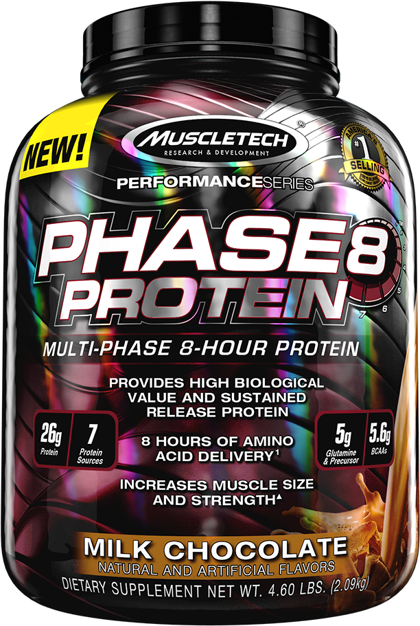 Phase8 Protein - Nitro Tech Rapid Mass Gainer Clipart (1000x1000), Png Download