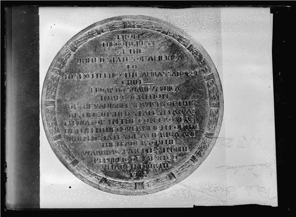 Eduardo Suarez Mujica Congressional Gold Medal - Monochrome Clipart (1144x802), Png Download