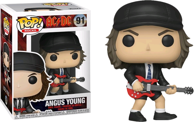 Funko Pop Vinyl - Angus Young Funko Pop Clipart (807x510), Png Download