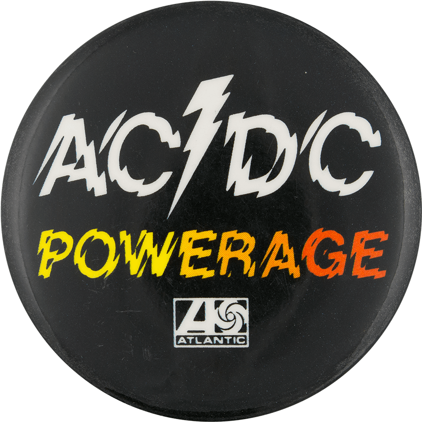 Ac Dc Powerage Uk , Png Download - Ac Dc Powerage Clipart (870x870), Png Download