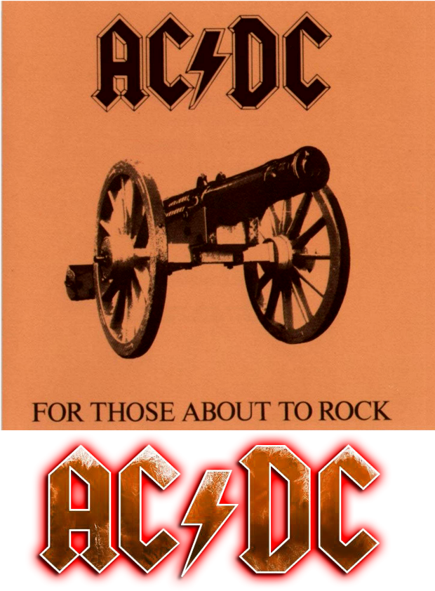 Acdc For Those About To Rock Cannon Png - Acdc For Those About To Rock Lp Clipart (624x850), Png Download