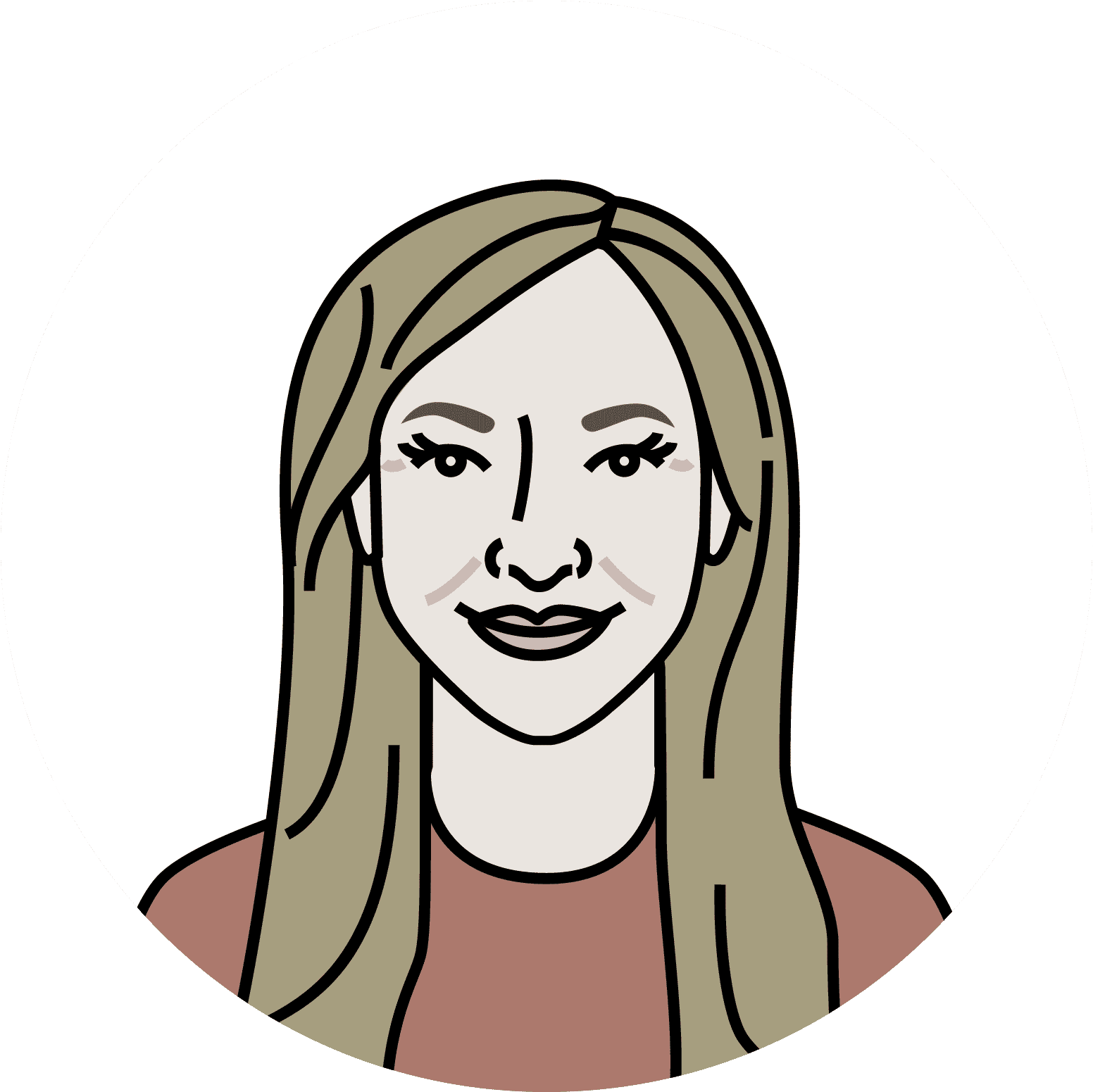 1 - Cartoon Clipart (2000x2000), Png Download