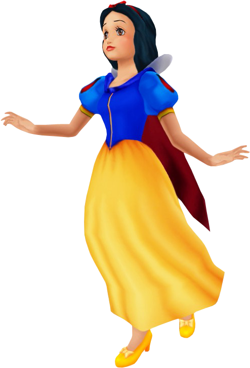 Snow White - Snow White Kingdom Hearts 1 Clipart (611x843), Png Download