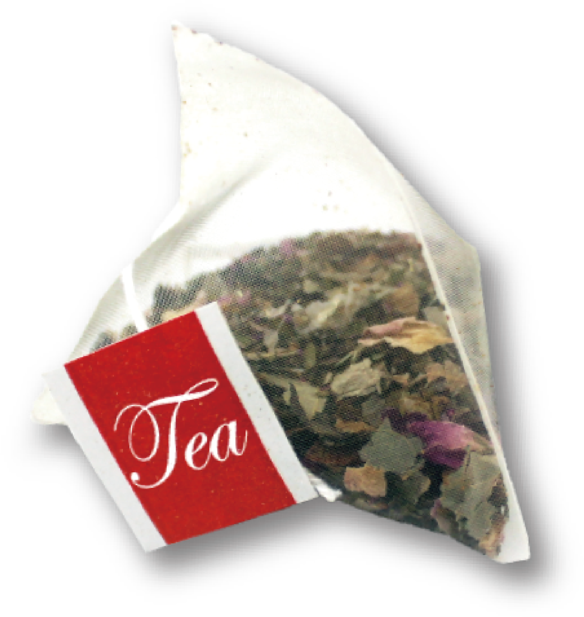 Rose Lotus Leaf Tea - Label Clipart (2596x2406), Png Download