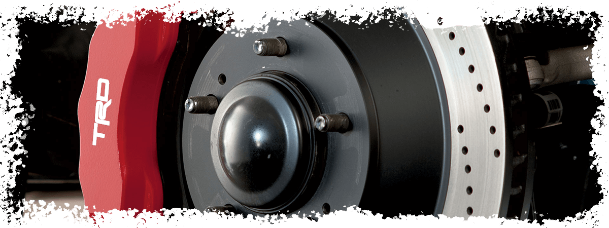 Trd Performance Brakes Accessories Jay Wolfe Toyota - Brake Clipart (1200x450), Png Download