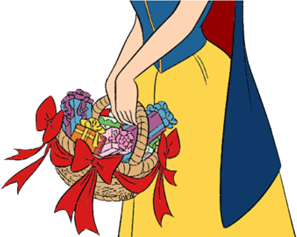 Snow White Clipart Basket - Snow White With Basket - Png Download (640x480), Png Download