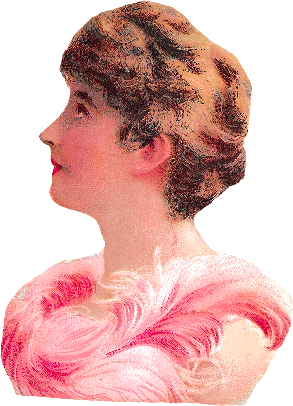 Victorian Women Portrait Download Images - Bust Clipart (1184x1600), Png Download
