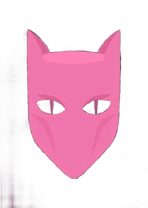 #jojo's# Killerqueen - Face Mask Clipart (477x670), Png Download