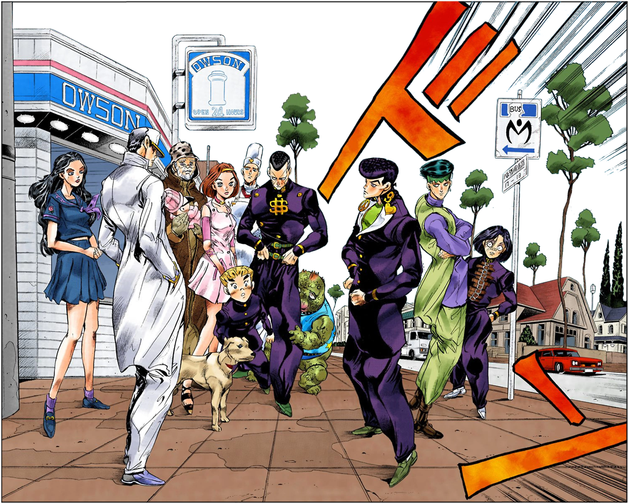 Diamond Is Unbreakable Crew - Jojo Bizarre Adventures 4 Clipart (1280x1040), Png Download