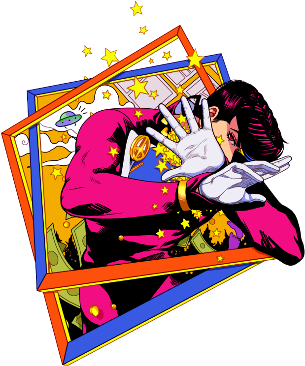Killer Queen Jojo Part 8 Download - Jjba Profile Clipart (646x792), Png Download