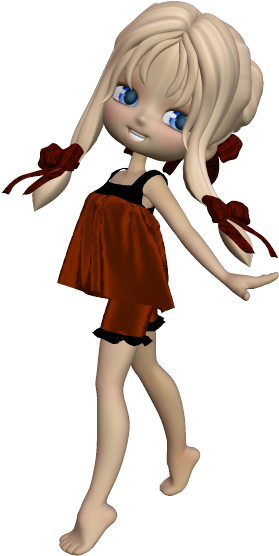 Cookie Dolls - Cartoon Clipart (600x600), Png Download