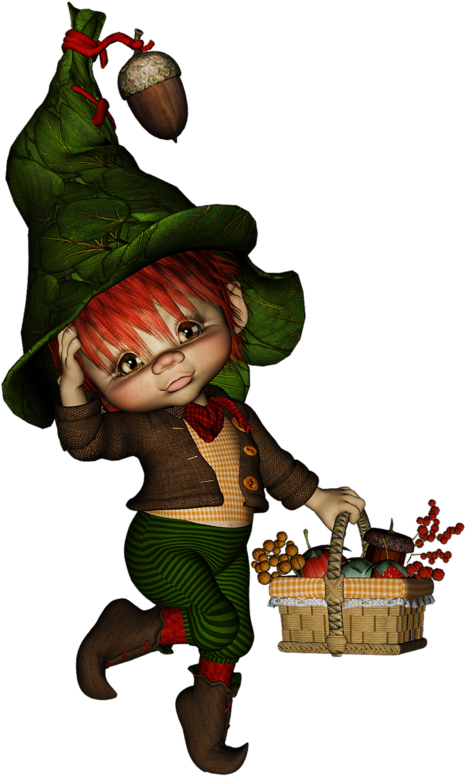 Cookie Clipart Basket Cookie - Zezete2 Centerblog Cute Kids Cartoon Centerblog - Png Download (466x800), Png Download