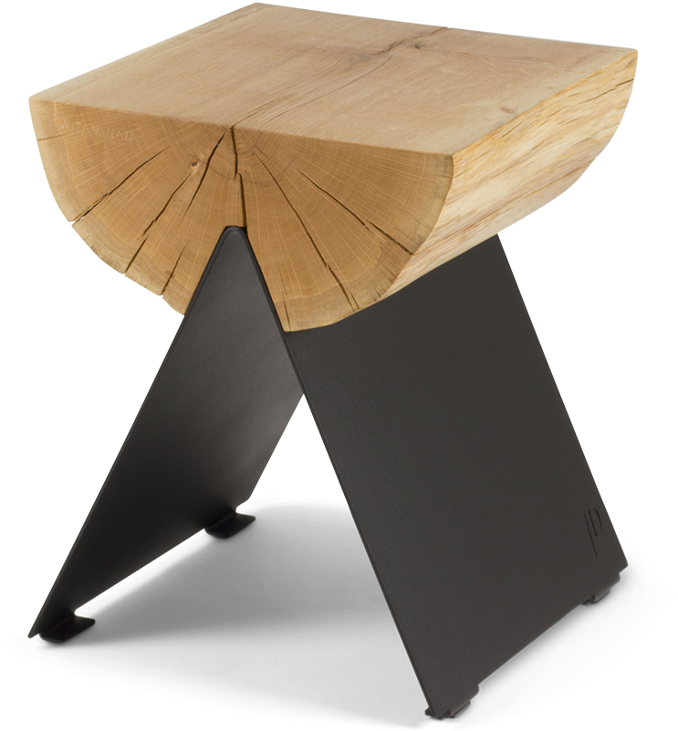 ½ Wooden Stool Black-0 - Wooden Stool Clipart (1200x990), Png Download