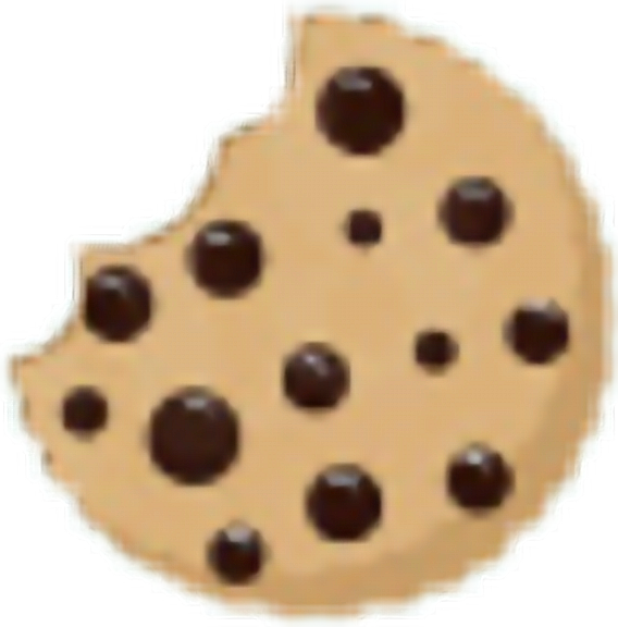 #cute #sweets #cookies - Chocolate Clipart (568x576), Png Download