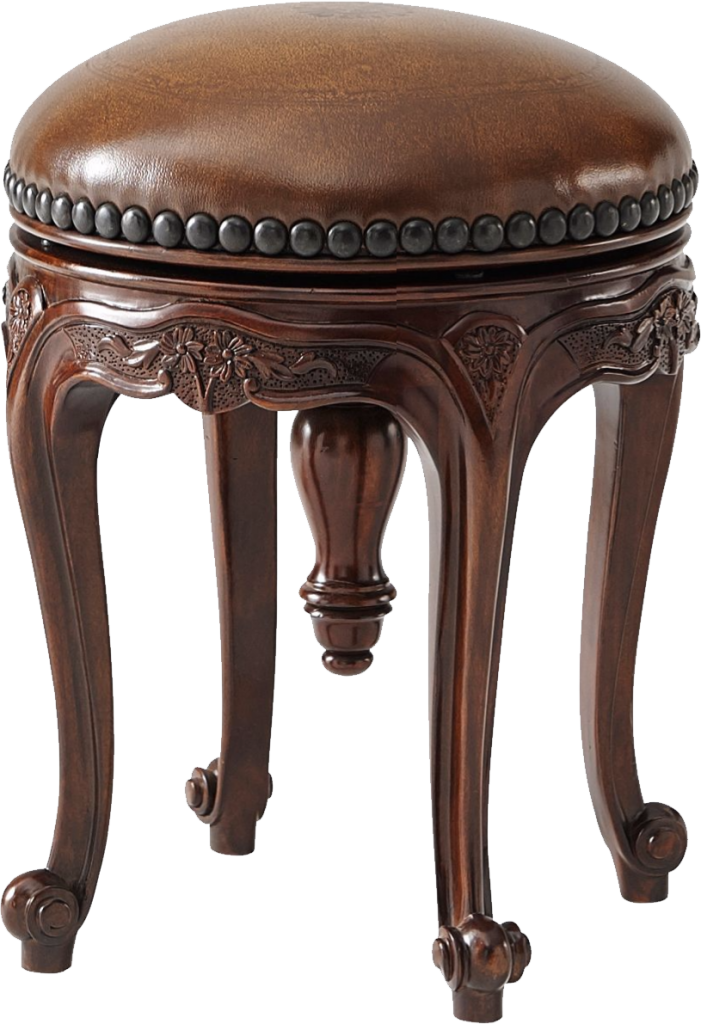 Theodore Alexander Wooden Upholstered Stool 4400-018bb - End Table Clipart (701x1024), Png Download
