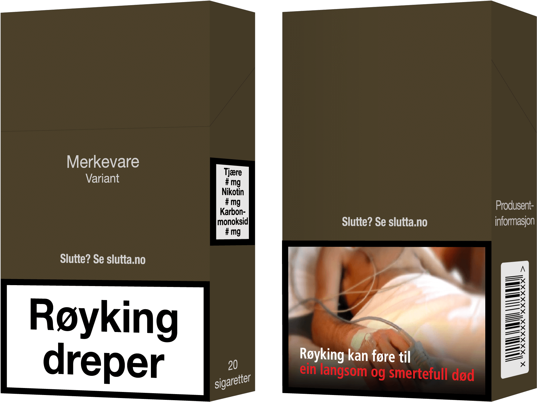 Illustration Of Standardised Cigarette Pack - Book Cover Clipart (1920x1355), Png Download