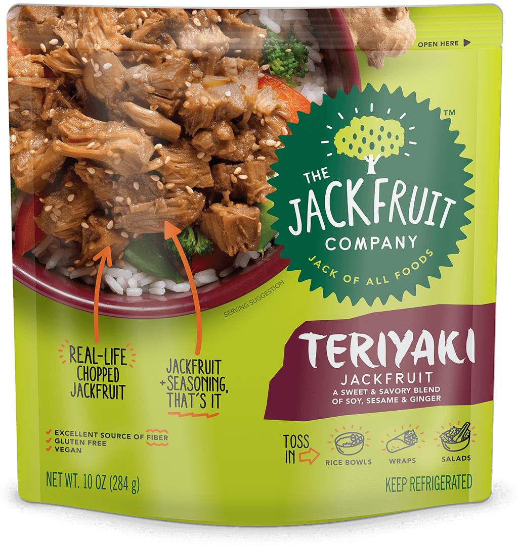 Teriyaki Jackfruit - Jackfruit Company Tex Mex Review Clipart (1052x1100), Png Download