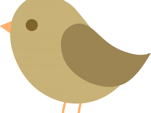Sparrow Clipart Cute - Brown Bird Clipart - Png Download (640x480), Png Download