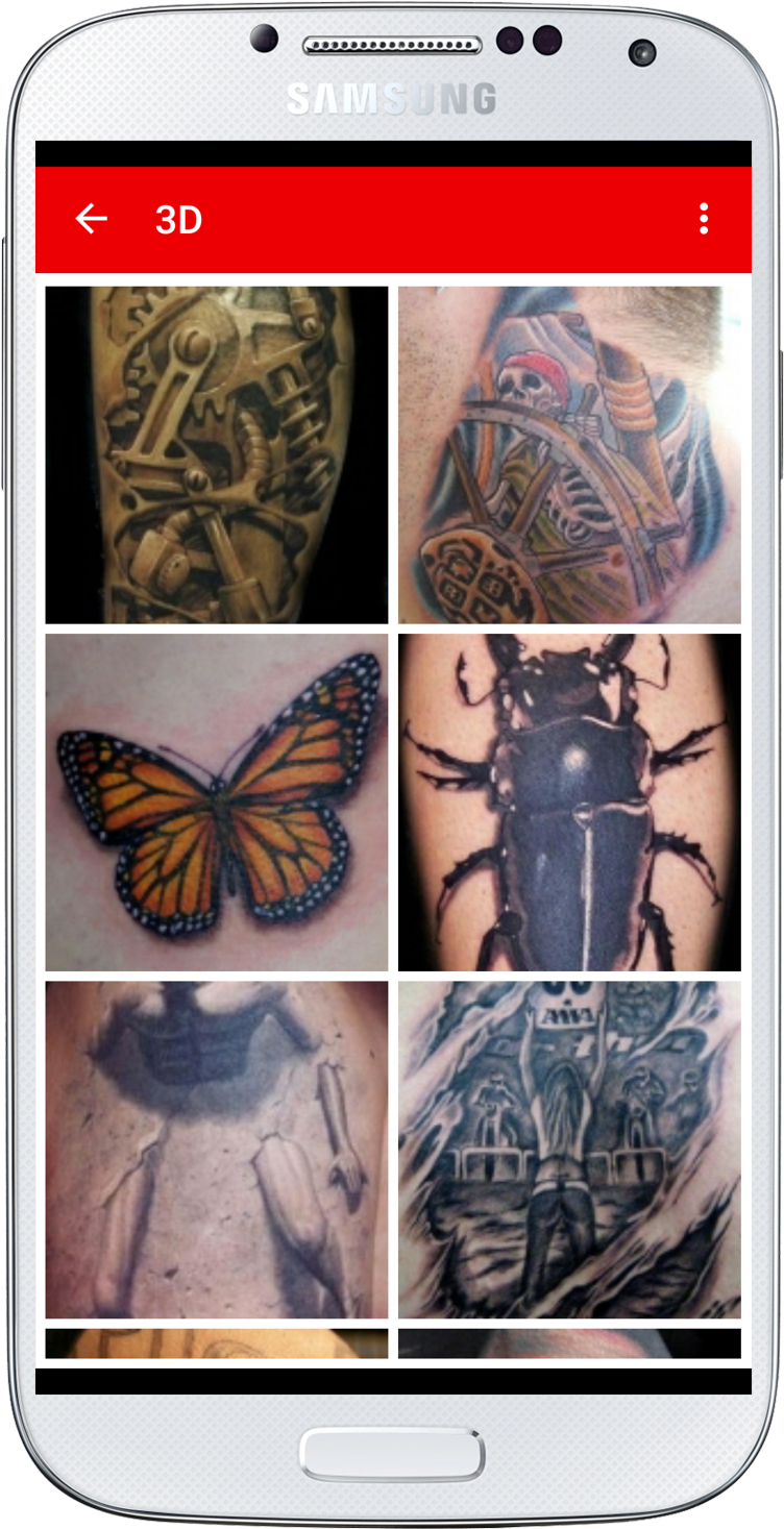 3d Tattoos Clipart (1080x1920), Png Download