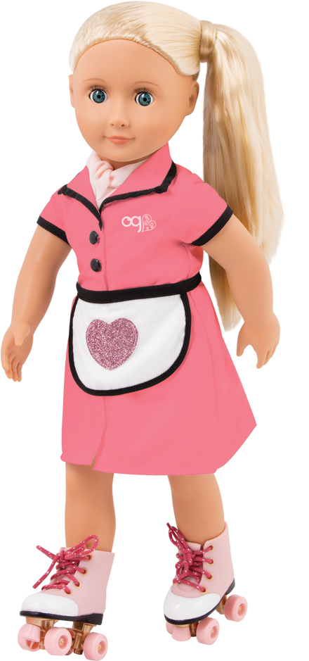 Rachel 18-inch Retro Doll - Our Generation Doll Rachel Clipart (440x939), Png Download