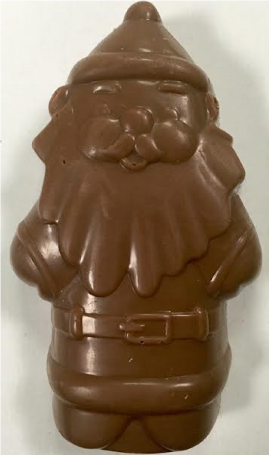 Milk Chocolate Covered Peanut Butter Santa - Garden Gnome Clipart (800x920), Png Download