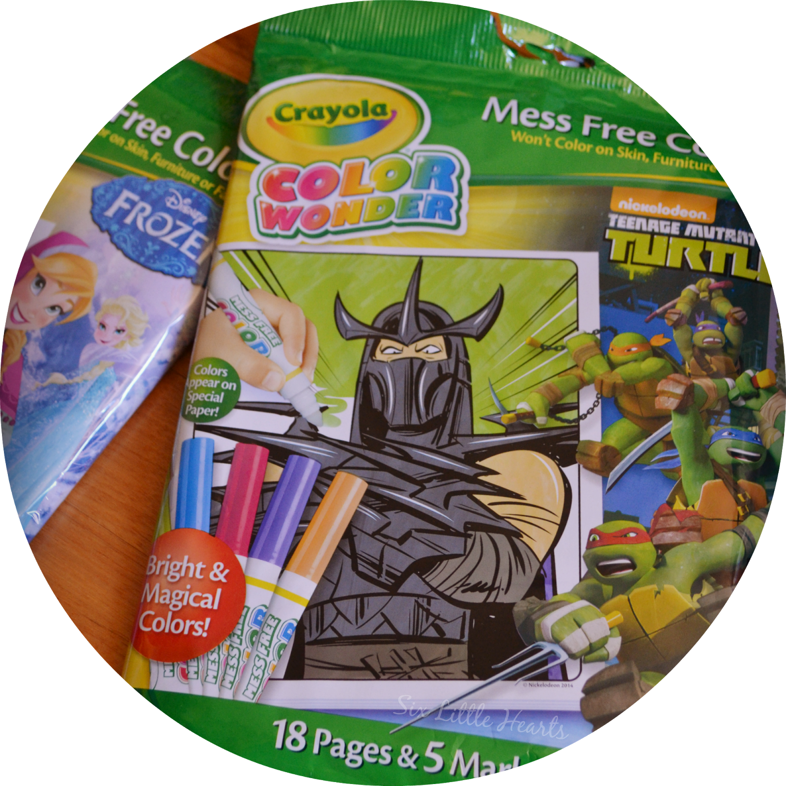 Crayola Color Wonder Nickelodeon Teenage Mutant Ninja - Label Clipart (1600x1600), Png Download
