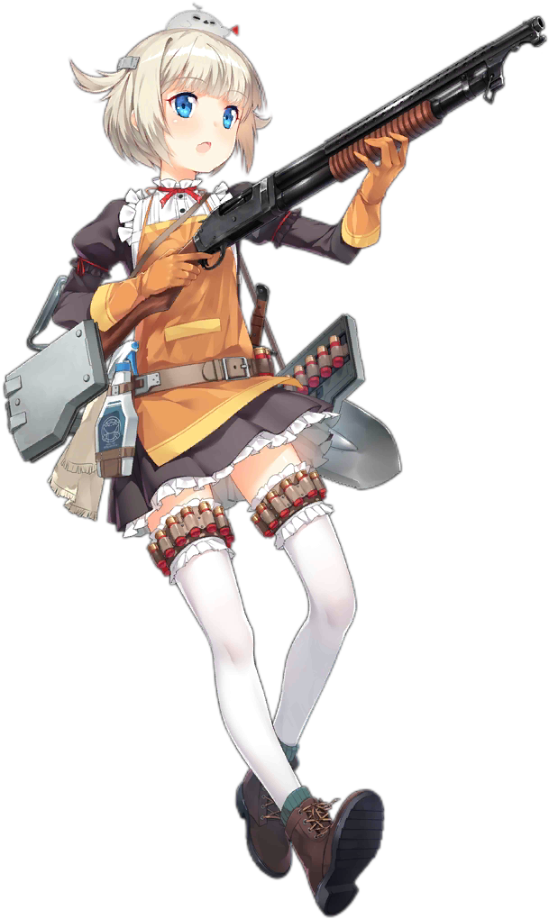 View M1897 , - Girls Frontline Winchester M97 Clipart (1024x1024), Png Download