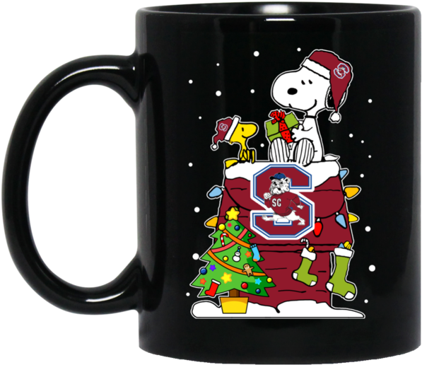 South Carolina State Bulldogs Christmas Mug Snoopy - Dallas Cowboys Ugly Christmas Clipart (600x600), Png Download