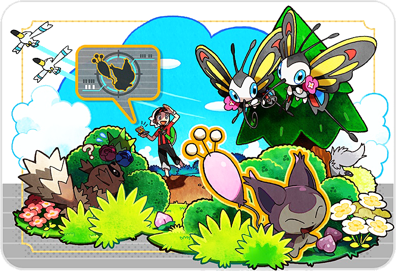 Pokemon Oras Transparent Skitty Zigzagoon Wingull Beautifly - Pokemon Dexnav Clipart (779x534), Png Download