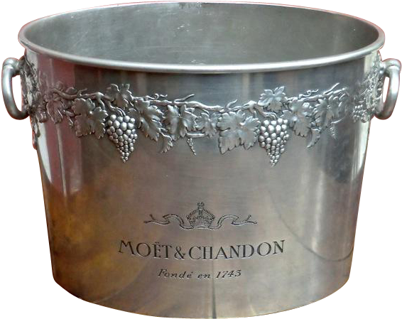 'moet & Chandon' Pewter Champagne Ice Bucket - Moet And Chandon Ice Bucket Clipart (565x565), Png Download