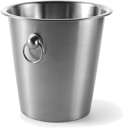 Steel Champagne Bucket In Silver - Nadoba Na Chladenie Vina Clipart (600x600), Png Download