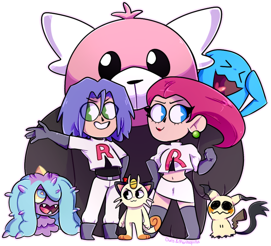 Alolan Team Rocket By Li-thiunn - Cartoon Clipart (947x844), Png Download