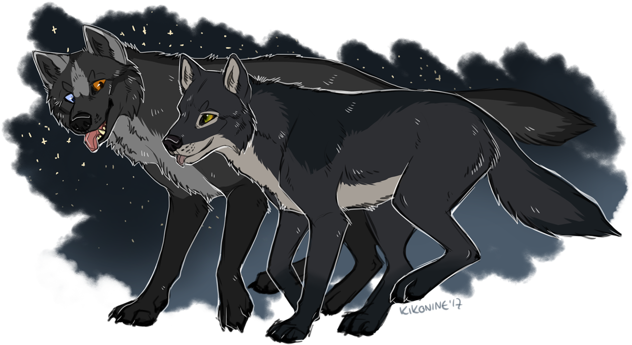 Star Wolves - Illustration Clipart (1280x728), Png Download