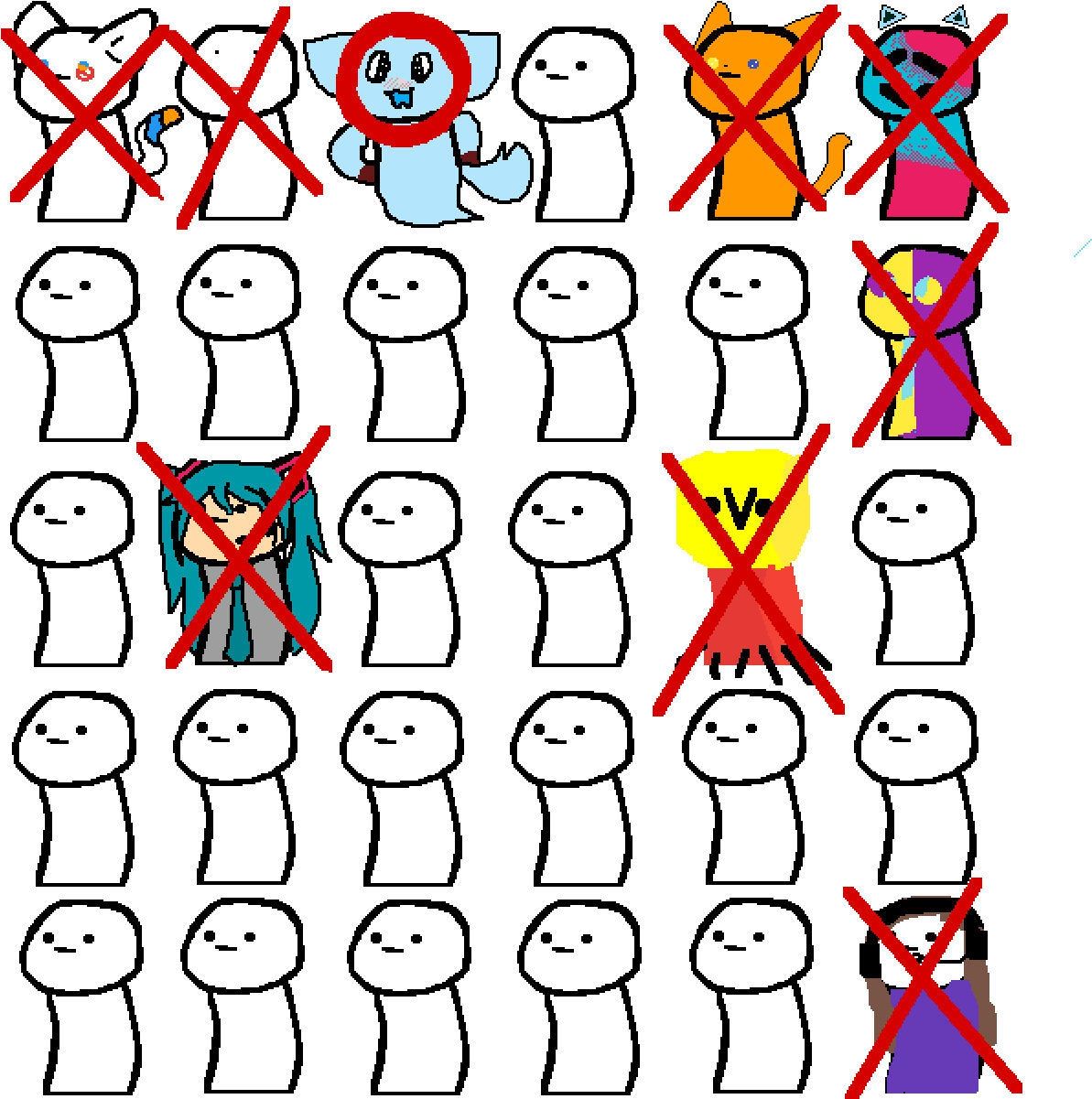 Blu The Yandere Ghost Wolf - Person Clipart (1200x1200), Png Download