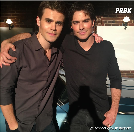 De "the Vampire Diaries\ - Ian Somerhalder And Paul Wesley Clipart (624x600), Png Download