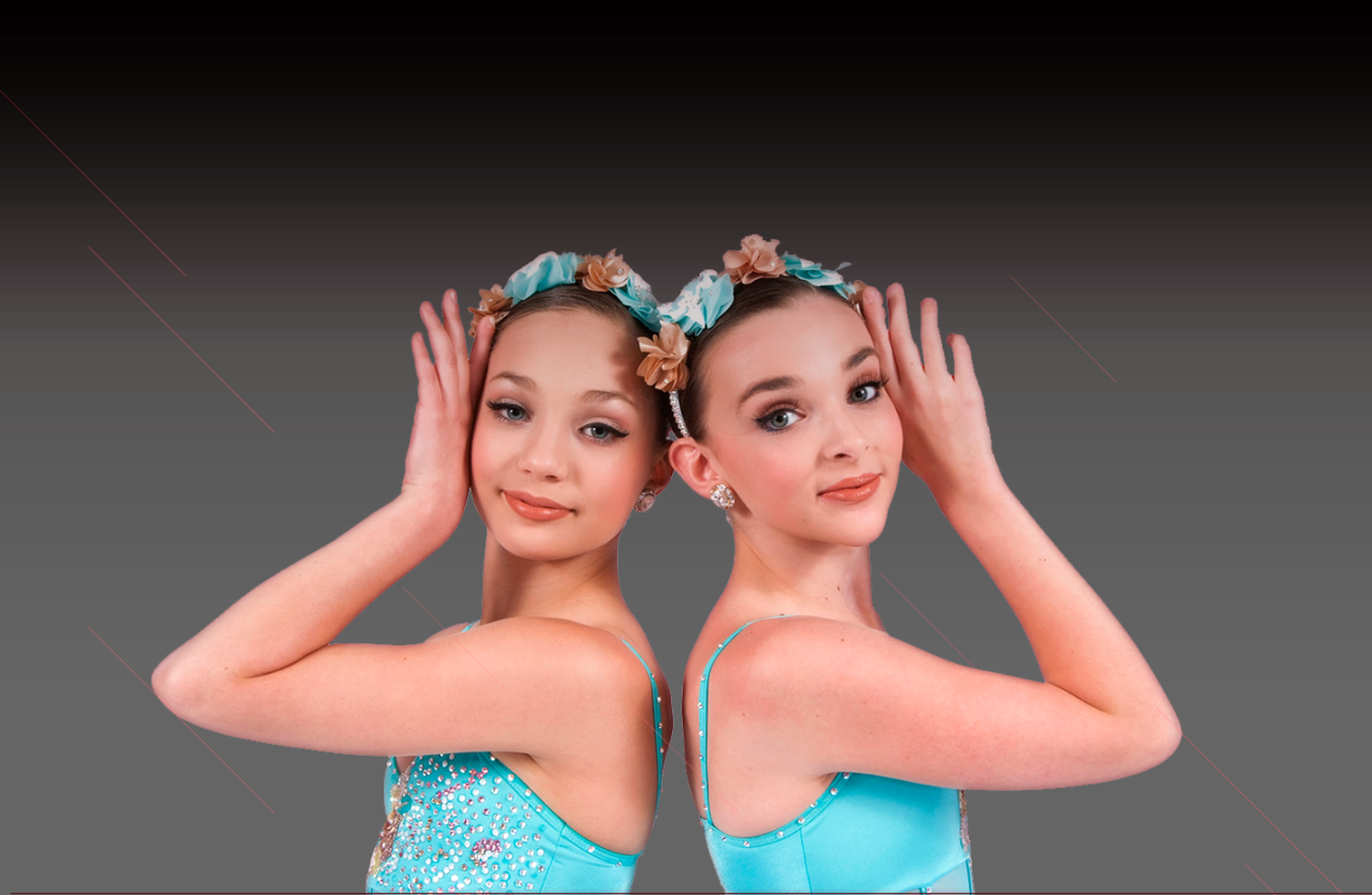 Website Maddie Ziegler Kendall Vertes Aldc Abby Lee - Girl Clipart (1280x835), Png Download